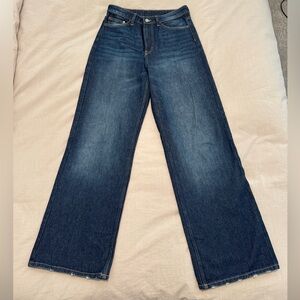 H&M Wide Leg, Dark Wash Jeans